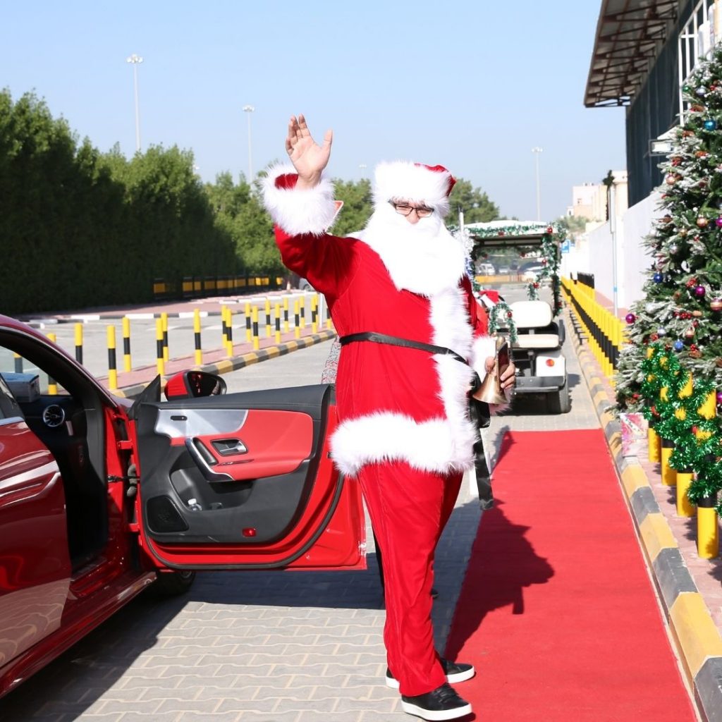 Santa’s drive through