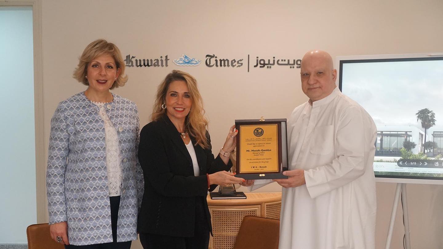 IWG meets Kuwait Times Managing Editor